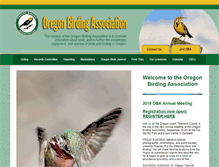 Tablet Screenshot of orbirds.org